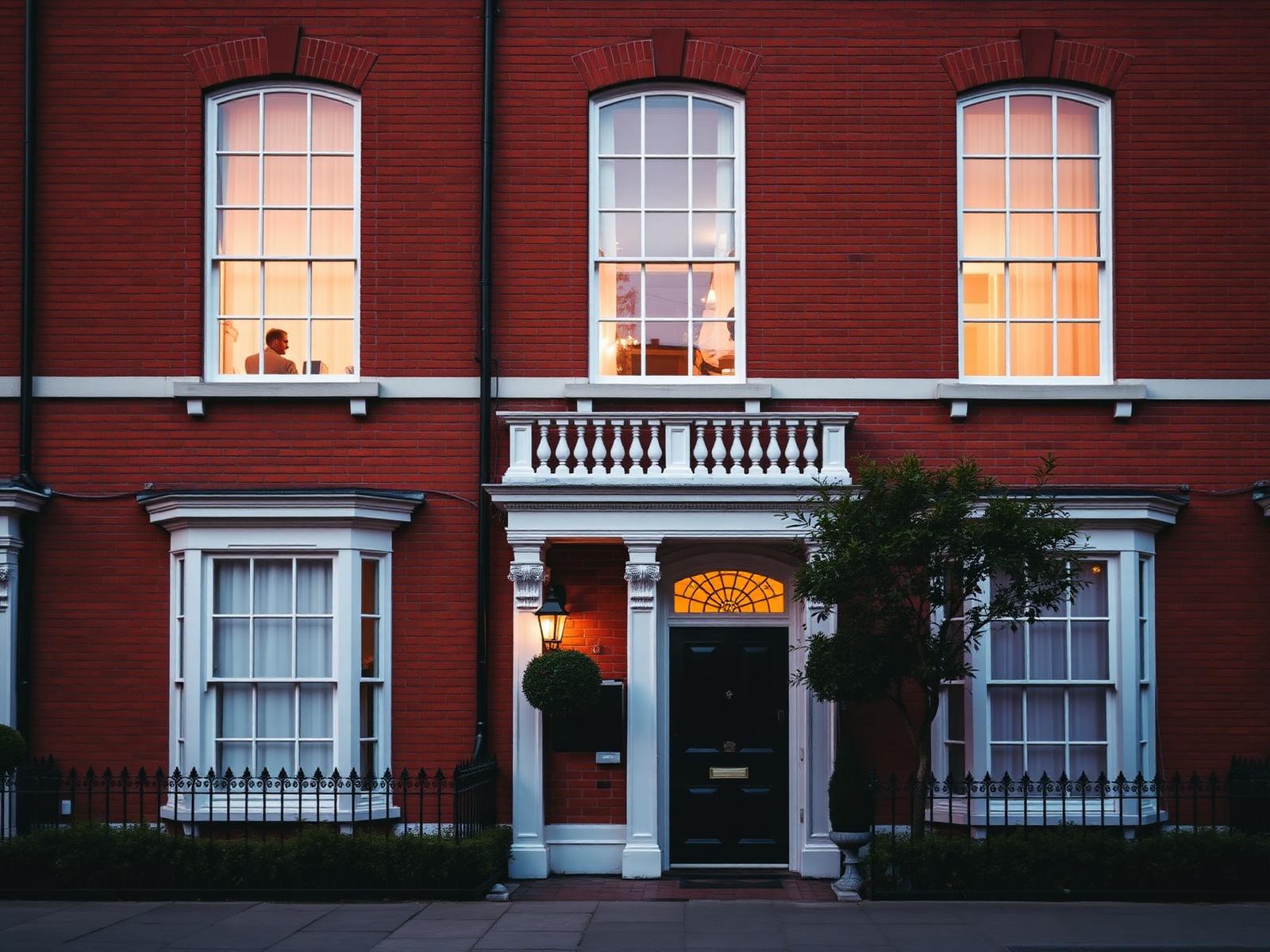 Period brick property exterior near Beaconsfield in Buckinghamshire